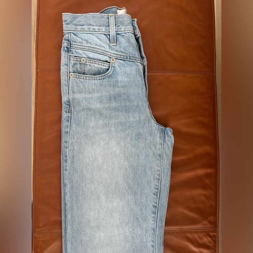 SLVRLAKE Light Blue Wide Leg Jeans - Picture 6 of 8